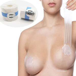 Couvre-mamelon Invisible Transparent, 100 pièces, ruban pour soutien-gorge, seins transparents avec boîte - Product Image 3