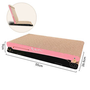 Grinder à griffes réversible Grattoir à chat ondulé Grattoir à chat en carton - Product Image 5