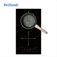 Table de cuisson à induction invisible encastrable 3500W à 2 brûleurs avec commande tactile, certifiée CE CB UKCA RoSH