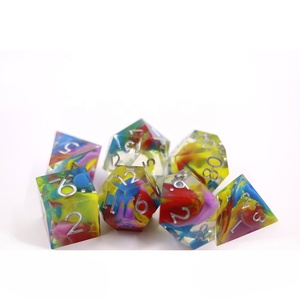 Xúc Xắc Nhựa Nhiều Màu Tùy Chỉnh D20 Rồng 16Mm Dnd Trò Chơi 4 Màu Xúc Xắc Màu Hơi - Product Image 2