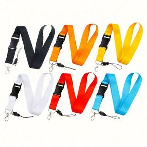 Factory Cheap Fast Delivery Pure Colors Neck <b>Polyester</b> Sublimation Id Card Holder Gift Promotional <b>Lanyard</b> Wholesale - Product Image 2