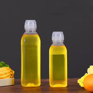 300ml 500ml Plastic Squeeze Bottle Anti Slip for Honey Jar with Valve Flip Top Cap for Oil Honey <b>BBQ</b> Sauce - Product Image 4