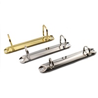 JXY PD123-2-25/20 123mm 2 Ring D Typ vernickelter goldener Metall binder clip