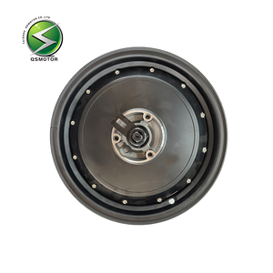 QSMOTOR 2000W 12인치 브러시리스 <span class=keywords><strong>DC</strong></span> 모터 매트 블랙 영구 자석 구조 방수 IE4 효율 전기 자전거 - Product Image 2