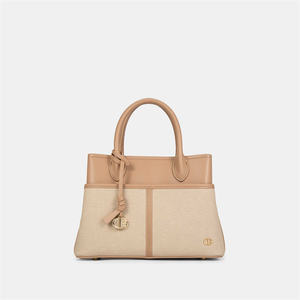 Bolsos de mano estructurados para mujer Chrisbella 2025, bolsos de mano de color de contraste para mujer, venta al por mayor <span class=keywords><strong>china</strong></span>, novedad - Product Image 3