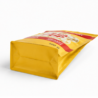 Sachet Doypack Personnalisé Imprimé en Plastique pour Popcorn, Biscuits et Snacks, avec Fermeture Ziplock Scellée en Mylar
