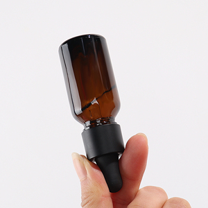 Phổ biến thủy tinh màu hổ phách Chai nhỏ giọt Matte kết thúc lớn Cách sử dụng cho các loại tinh dầu trong các kích cỡ 5ml 10ml 15ml 30ml 60ml 100ml - Product Image 6