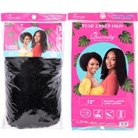 Extensions de cheveux au crochet en vrac, style Afro Kinky, bouclés et ressortis, 12 pouces, 100g, pour tresses torsadées, dreadlocks et locs, vente en gros