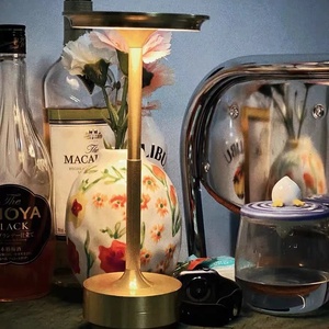 Wholesale Modern <strong>LED</strong> Table <strong>Lamps</strong> Unique RGB USB Rechargeable <strong>with</strong> Touch Dimming Metal Shade for Living Bedroom Decor DIY Feature - Product Image 3