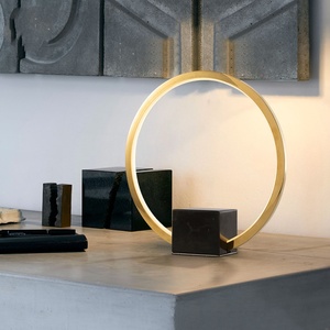 Nuevo diseño decoración del hogar lámpara luz hogar Hotel decoración iluminación LED mármol lámpara de mesa - Product Image 3