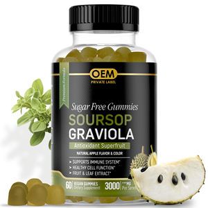 Caramelle Gommose alla Graviola con Estratto di Foglie e Frutto di Graviola 3000mg Integratore Vegano Senza Zucchero - Product Image 1
