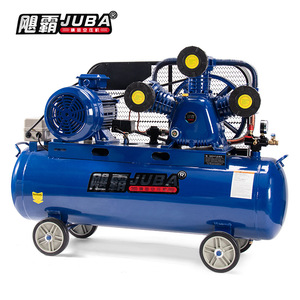 Compresor de Aire Industrial Juba 5.5Kw 380V Tipo Pistón Lubricado con Aceite, con Tanque y Ruedas - Product Image 1