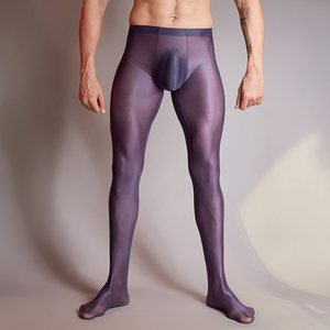 Hommes Glow Invisible <span class=keywords><strong>Sexy</strong></span> Serré Soie Bas Slim-Fit Musculaire gay Mince Discothèque <span class=keywords><strong>Sexy</strong></span> Sous-Vêtements perspective collants 3150 - Product Image 2