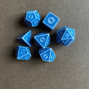Juego de Dados Poliédricos de Acrílico de Alta Calidad, Diseño Creativo Vintage Tallado, 7 Piezas con Dragones y Mazmorras para Juegos de Rol DND - Product Image 5