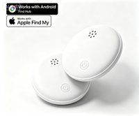 Localisateur d'objets intelligent BLE double système Apple Find My & Google Find Hub, étiquette anti-perte étanche avec batterie remplaçable, vente en gros
