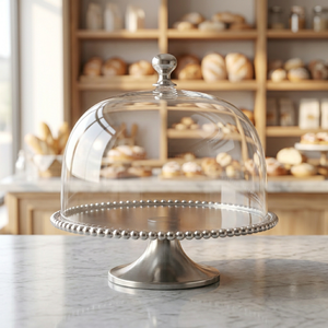 Tendance support à gâteau en métal meilleure qualité métal en laiton aluminium fer gâteau outil de service décor de maison et de cuisine support à gâteau à la mode - Product Image 6