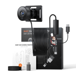 360 Angle HD avec application infrarouge utiliser le téléphone visualisation infantile dans le siège orienté vers l'arrière enfant bébé à l'intérieur de la caméra de moniteur de voiture pour IOS Android - Product Image 1