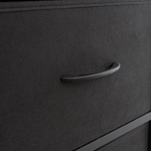 Hua Cheng HC5HBC 5-Drawer Freestanding Modern Dresser Stainless Steel MDF Panel Pine Construction Durable Bedroom Living Room - Product Image 6
