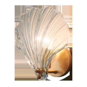 Lámpara de Pared Moderna Minimalista de Cobre para Dormitorio, Sala de Estar de Lujo, Estudio, Pasillo con Diseño de Concha - Product Image 4