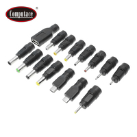 Adaptateur de connecteur d'alimentation en cuivre nickelé Computace ZSA5005 DC mâle rond 5,5x2,1mm vers 2,0x0,6mm 24V 12A 1P
