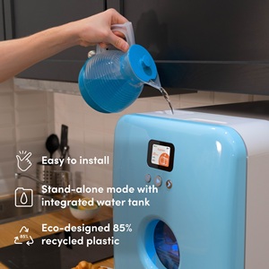 Petit lave-vaisselle autonome français, porte en plastique recyclé, haute technologie, 12+ couleurs, intégré, prise US, acier inoxydable pour la maison - Product Image 6