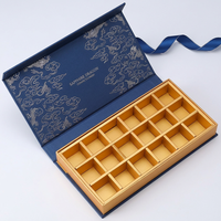 Luxuriöse Schokoladen-Geschenkboxen mit Magnetverschluss für kleine Unternehmen, stabile Schachteln für Schokoladengeschenke.