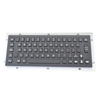 Teclado Mecánico Industrial IP65 USB/PS2 de 65 Teclas, Montado en Metal, para Kiosco, Control Remoto, con Retroiluminación