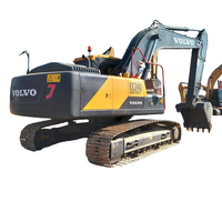 Excavator Crawler Volvo EC240 Bekas Premium EC240D Cat Asli Tanpa Perbaikan Besar Untuk Penjualan Ekspor Global