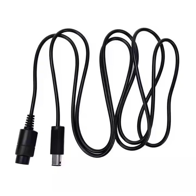 1.8 m Controller Black Extension Cable for Gamecube for NES/NGC/SNES/for Wii Gamepad Controller Cord Extention Cable Adapter