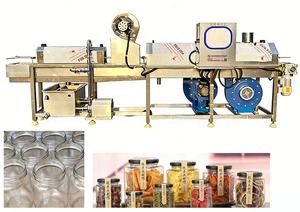 Machine de lavage automatique de plateaux à vendre, machine de lavage de bocaux en verre, machine de stérilisation de bocaux en verre - Product Image 1
