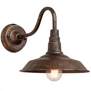 Lámpara de Pared LED Retro Industrial Boyid, Estilo Americano, para Balcón, Escalera, Jardín, Hierro, Negro Vintage, 220V, Luz Blanca Cálida, CRI 90, 50000h - Product Image 3