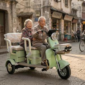 750W for Adults 48V 20Ah Battery BLDC Motor Shaft Drive 80cm Wheels 200kg Load Capacity Hydraulic - Product Image 3