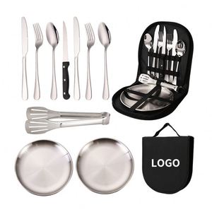 Tableware Silver Set Luxury Gold Stainless Steel Knives and Fork Set for Home - Product Image 2