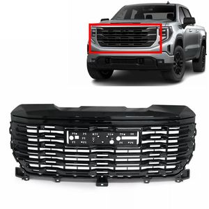 Pièces extérieures de carrosserie OEM Pièces de rechange Pare-chocs avant Chrome Noir Grille supérieure pour <span class=keywords><strong>GMC</strong></span> <span class=keywords><strong>Sierra</strong></span> 1500 2023 2024 2022 - Product Image 2