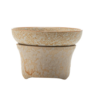 Colador de Té de Cerámica con Filtro, Juego de Dos Piezas, Acabado Glaseado Antiguo, Accesorio para Té Kung Fu, Hecho en Dehua - Product Image 5