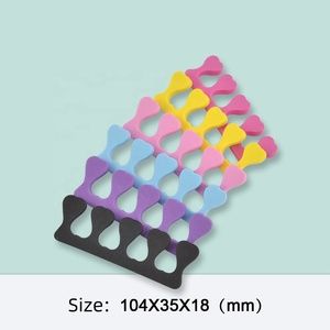 Separadores <span class=keywords><strong>de</strong></span> uñas multifuncionales, para el cuidado <span class=keywords><strong>de</strong></span> las uñas, coloridos - Product Image 3