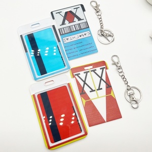 Anime Hunter X Hunter carte de licence porte-clés <span class=keywords><strong>Hisoka</strong></span> Kurapika Killua Zoldyck PVC porte-clés pendentif <span class=keywords><strong>Cosplay</strong></span> accessoire cadeaux - Product Image 2