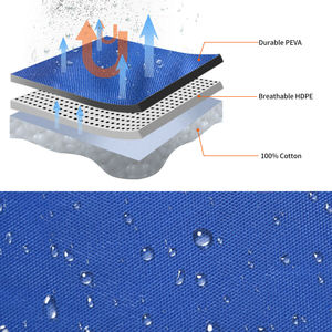 Housse de bateau en polyester pour <span class=keywords><strong>ponton</strong></span>, résistante, imperméable, protection UV, 600D, remorquable, entièrement enveloppante, convient aux bateaux à fond plat de 90 à 120 pouces - Product Image 5