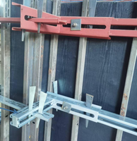 Perfil de Acero Galvanizado Reutilizable para Muros Cortavientos, Estructura de Acero Duradera para Construcción Residencial de Hormigón