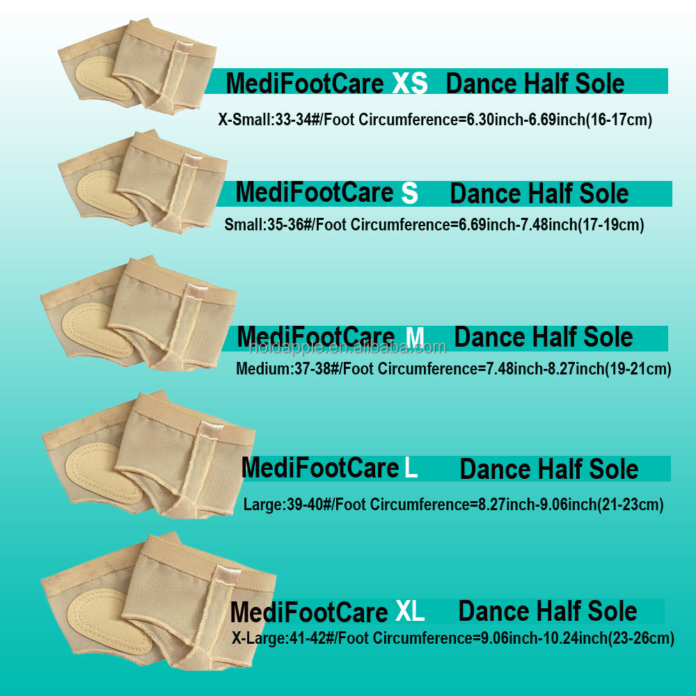 Half Sole Ballet Shoes Wuchieal 2 Pairs Half Sole Dance Shoes - Ballet  Lyrical Dance Paws Foot Thongs Size 5.5-6.5 Snowboarding Fleece