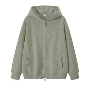 Sweat à capuche zippé personnalisé pour homme, logo sur mesure, vente en gros, haute qualité, poids lourd, plusieurs couleurs, coupe oversize - Product Image 5