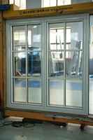 Ventana Moderna de Aluminio y Madera con Clasificación AAMA CW-PG50, Certificación NFRC, Doble Acristalamiento Templado de 105 mm para Sala de Estar