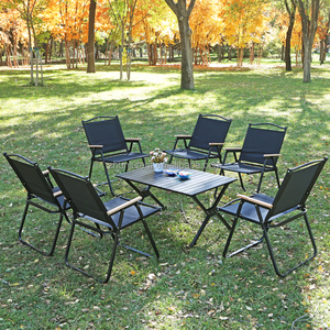Kermit Portable extérieur meubles de jardin Poker Banquet Traiteur Camping Pique-Nique Pliante <span class=keywords><strong>Kemit</strong></span> Chaise de plage pour jardin Poker BBQ - Product Image 2