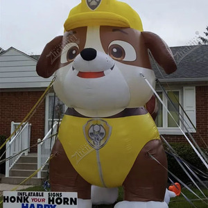 Zhenmei Personnages de dessins animés gonflables géants personnalisés pour la publicité, équipe de chiens Chase et <span class=keywords><strong>Skye</strong></span>, pour la décoration d'événements - Product Image 6