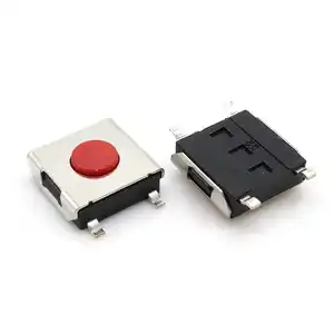KFC-060 Factory sale Tact switch 4 pins metal cover 2*4.5*4.5 mini switch