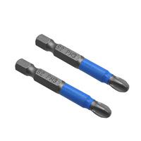 Jeu d'embouts de tournevis antidérapants à Impact magnétique de 50mm, longueur PH1/PH2/PH3/PZ1/PZ2/PZ3, embouts de tournevis magnétiques à tête unique, 12 pièces