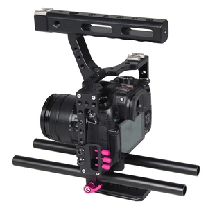 Stabilisateur de poignée de cage de caméra PULUZ pour <span class=keywords><strong>Sony</strong></span> A7 A7S <span class=keywords><strong>A7R</strong></span>, A7 II A7 <span class=keywords><strong>III</strong></span> <span class=keywords><strong>A7R</strong></span> IV, A6000 A6500, A6300 pour DMC-GH4 Lumix - Product Image 4