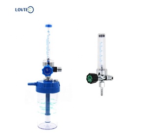 Lovtecホット販売医療用タービン流量計デジタルガス流量計加湿器コネクタ付き流量調整 - Product Image 3
