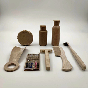 Kit de couture bas quantité minimale de commande, ensemble jetable pour salle de bain d'hôtel personnalisé avec casquette en Al - Product Image 4