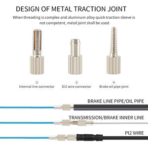 Outil de réparation de routage de câble interne de vtt, outil de câblage intérieur de vélo en alliage d'aluminium - Product Image 6